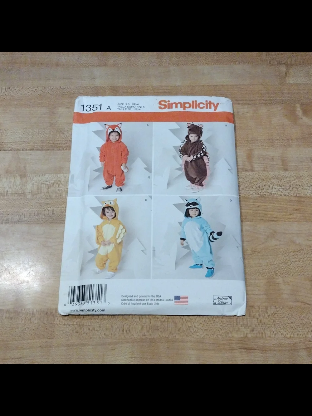 Lot of 3 Simplicity Kid Costume Patterns Clowns Vampires Pirates Animal Hats OOP
